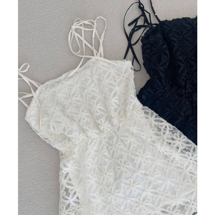 フラワーチュールミニキャミワンピ | MAJESTIC LEGON  | 詳細画像3 