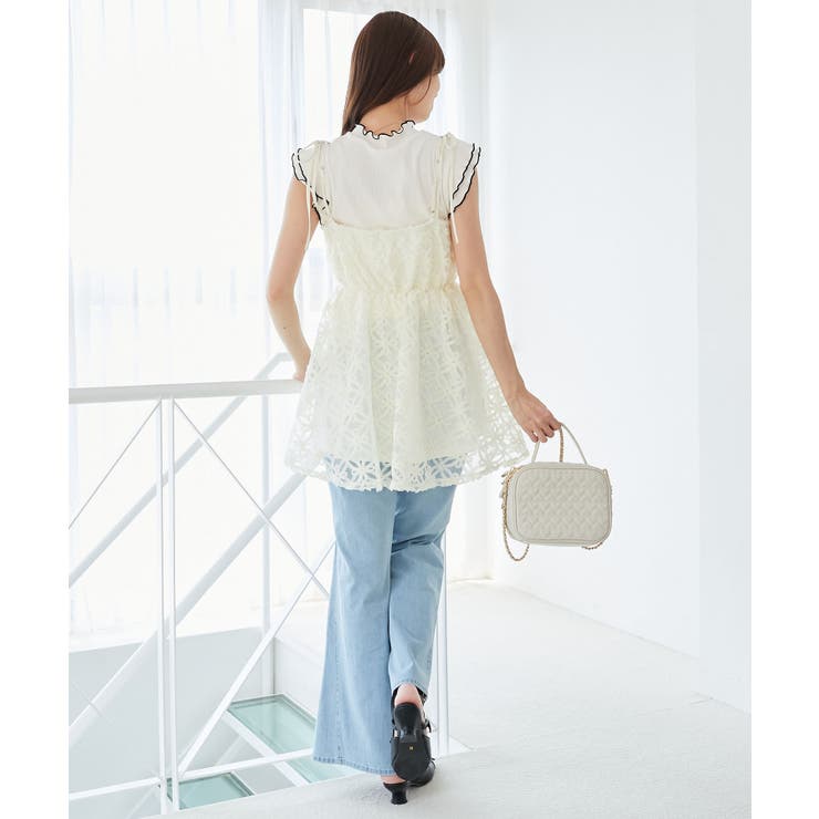 フラワーチュールミニキャミワンピ | MAJESTIC LEGON  | 詳細画像6 