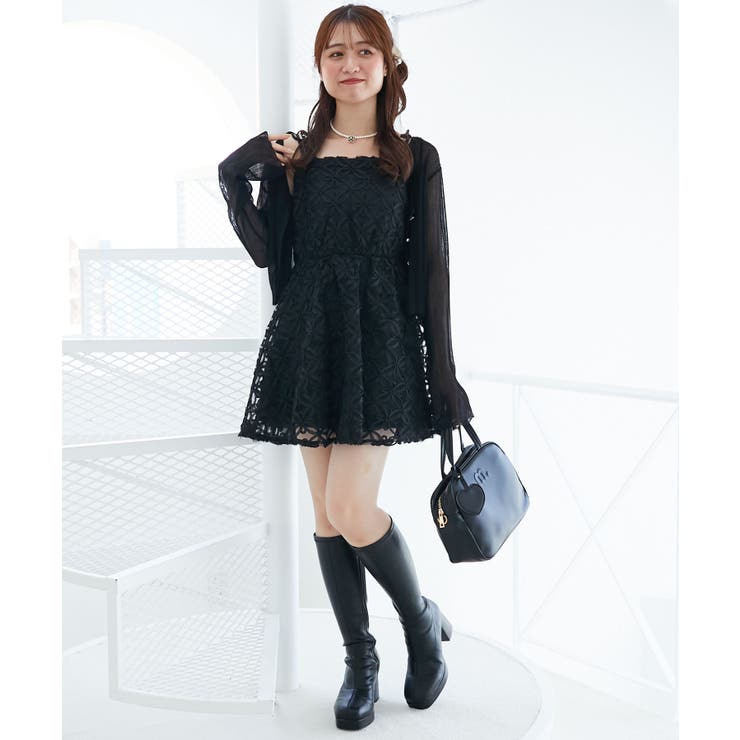 フラワーチュールミニキャミワンピ | MAJESTIC LEGON  | 詳細画像9 