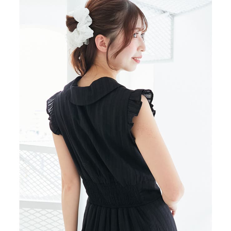 デコルテオープンノースリロングワンピ | MAJESTIC LEGON  | 詳細画像25 