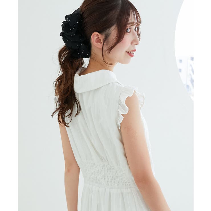 デコルテオープンノースリロングワンピ | MAJESTIC LEGON  | 詳細画像8 