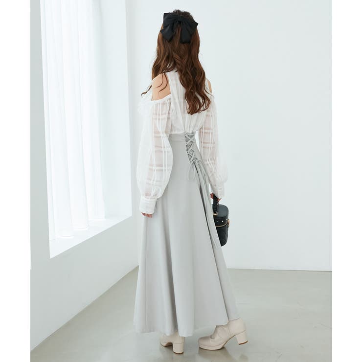 2wayアメスリウエストキュッとワンピ | MAJESTIC LEGON  | 詳細画像18 