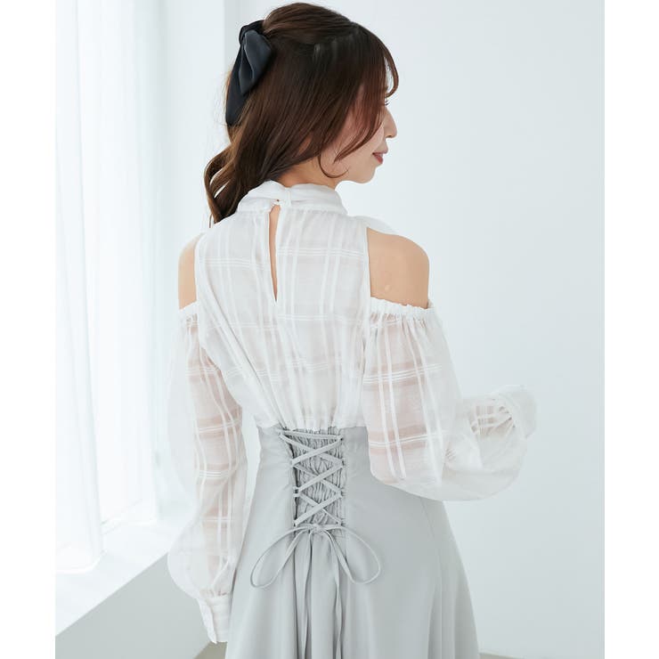 2wayアメスリウエストキュッとワンピ | MAJESTIC LEGON  | 詳細画像21 