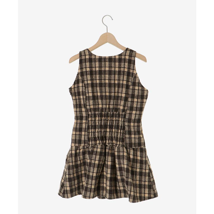 フロントリボンチェックミニジャンスカ | MAJESTIC LEGON  | 詳細画像18 