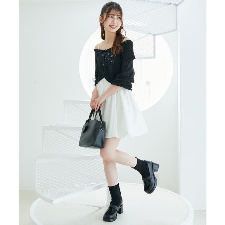 カーデ×バルーンキャミワンピセット | MAJESTIC LEGON  | 詳細画像22 