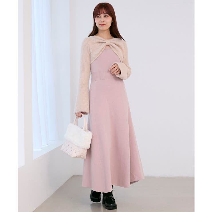 リボンボレロドッキングニットワンピ | MAJESTIC LEGON  | 詳細画像12 