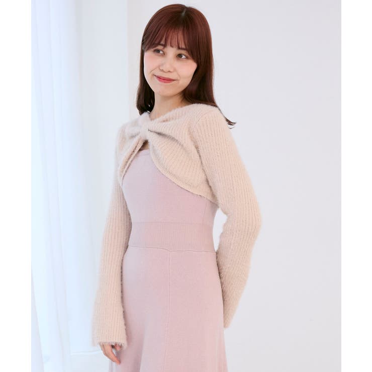 リボンボレロドッキングニットワンピ | MAJESTIC LEGON  | 詳細画像16 