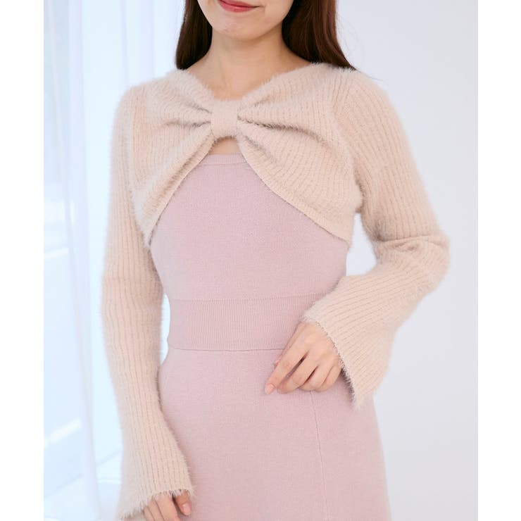 リボンボレロドッキングニットワンピ | MAJESTIC LEGON  | 詳細画像18 