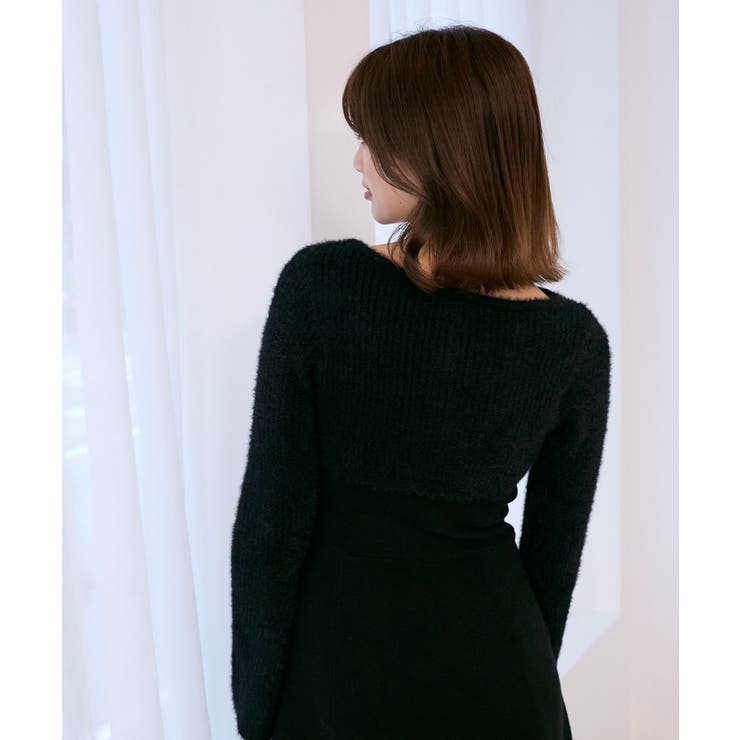 リボンボレロドッキングニットワンピ | MAJESTIC LEGON  | 詳細画像25 