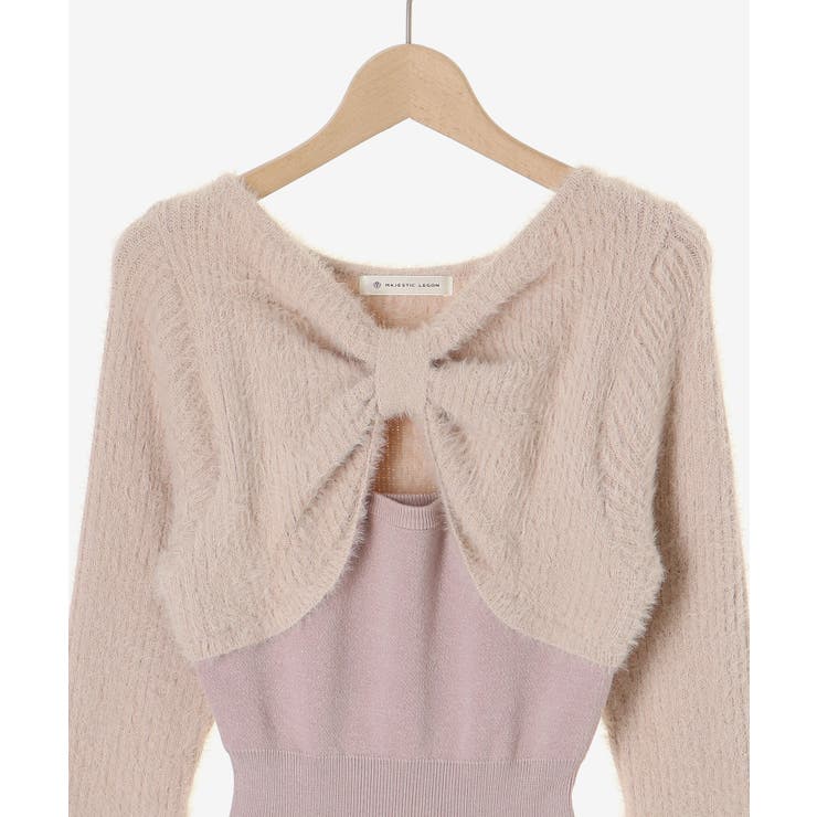 リボンボレロドッキングニットワンピ | MAJESTIC LEGON  | 詳細画像32 