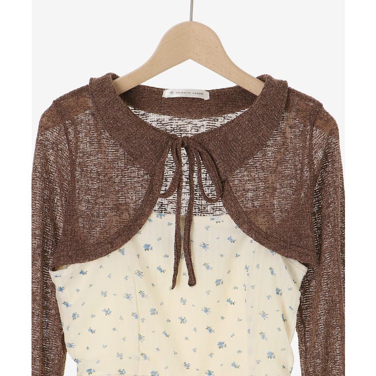 ショートボレロセットキャミワンピース | MAJESTIC LEGON  | 詳細画像27 