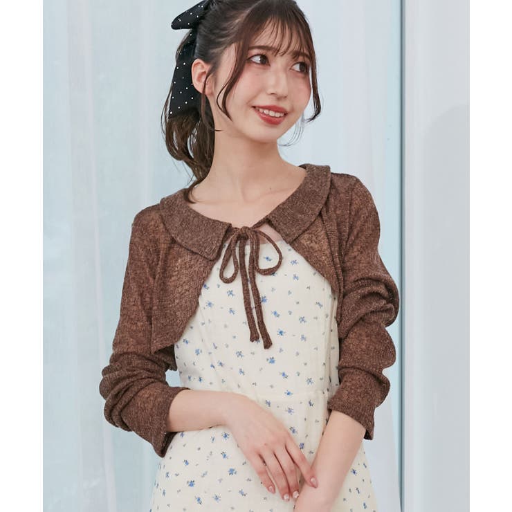 アイボリー柄 | ショートボレロセットキャミワンピース | MAJESTIC LEGON 