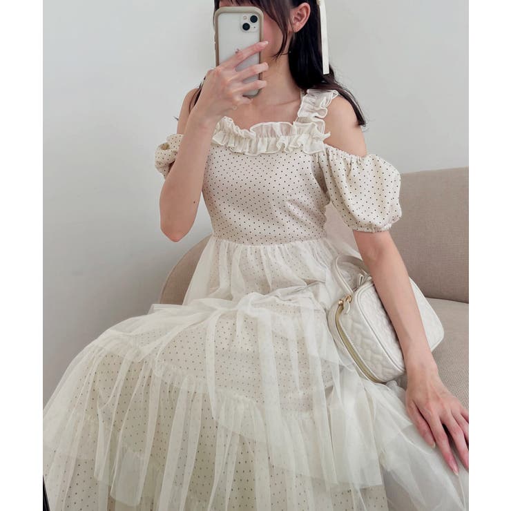 スイートチュールティアードワンピース | MAJESTIC LEGON  | 詳細画像14 