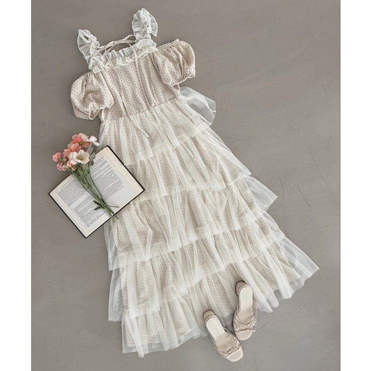 スイートチュールティアードワンピース | MAJESTIC LEGON  | 詳細画像16 