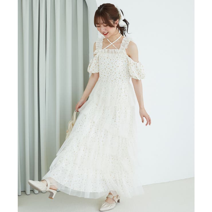 スイートチュールティアードワンピース | MAJESTIC LEGON  | 詳細画像18 