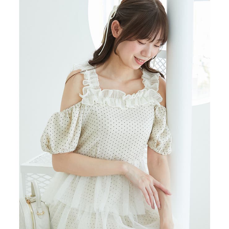 スイートチュールティアードワンピース | MAJESTIC LEGON  | 詳細画像9 