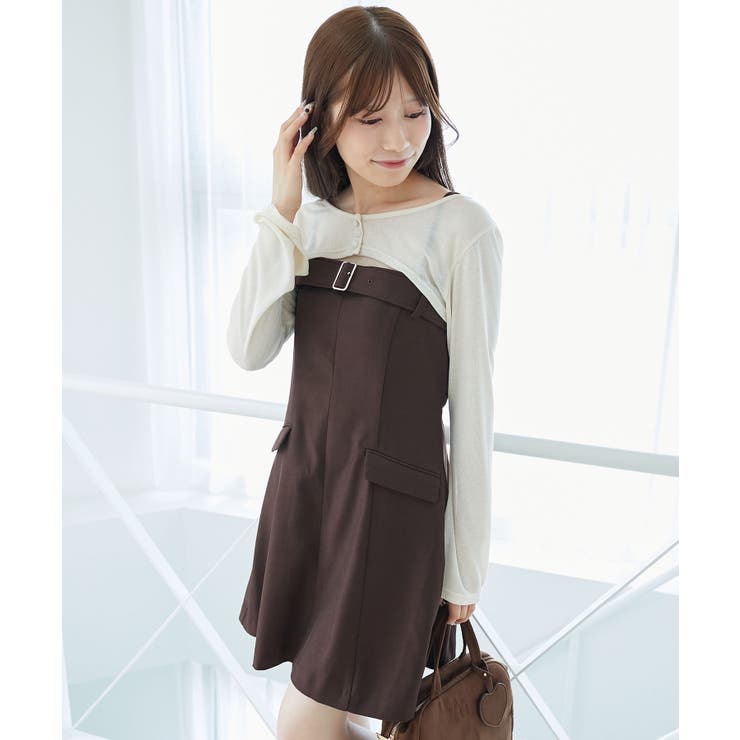 デコルテオープンミニワンピセット | MAJESTIC LEGON  | 詳細画像13 