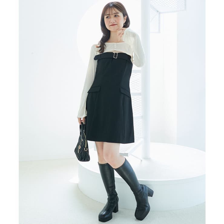 デコルテオープンミニワンピセット | MAJESTIC LEGON  | 詳細画像17 