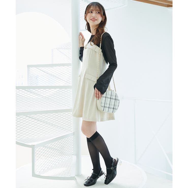 デコルテオープンミニワンピセット | MAJESTIC LEGON  | 詳細画像3 