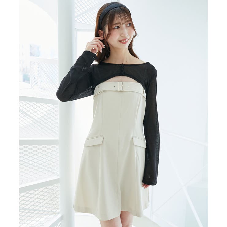 デコルテオープンミニワンピセット | MAJESTIC LEGON  | 詳細画像5 