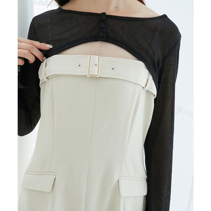 デコルテオープンミニワンピセット | MAJESTIC LEGON  | 詳細画像8 