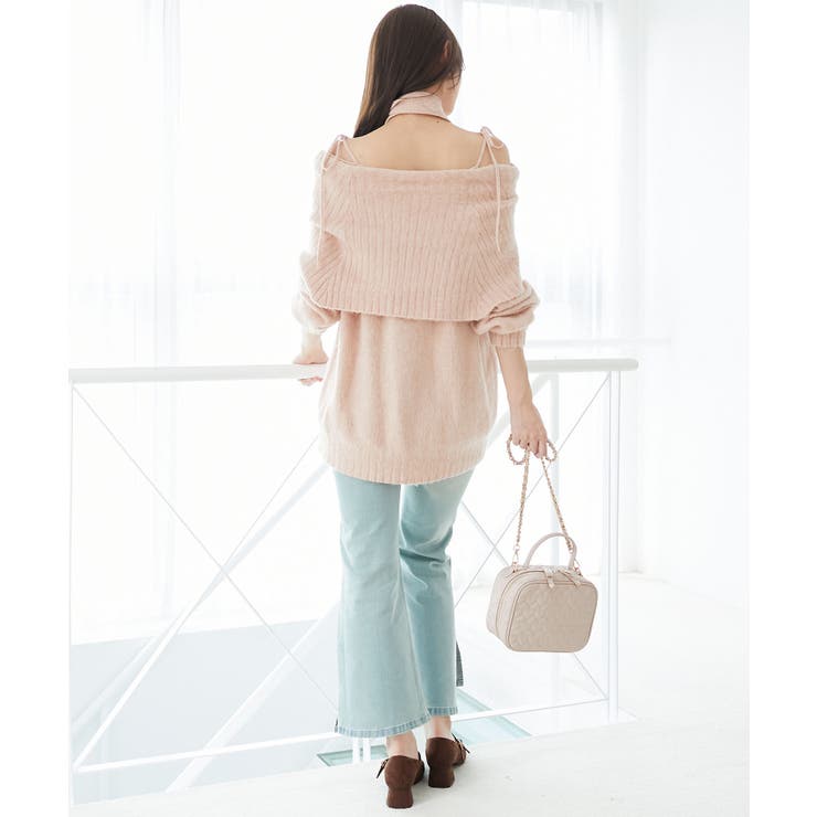 チョーカー付きオフショルミニワンピ | MAJESTIC LEGON  | 詳細画像11 