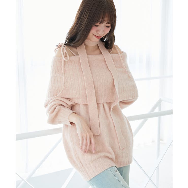 チョーカー付きオフショルミニワンピ | MAJESTIC LEGON  | 詳細画像13 