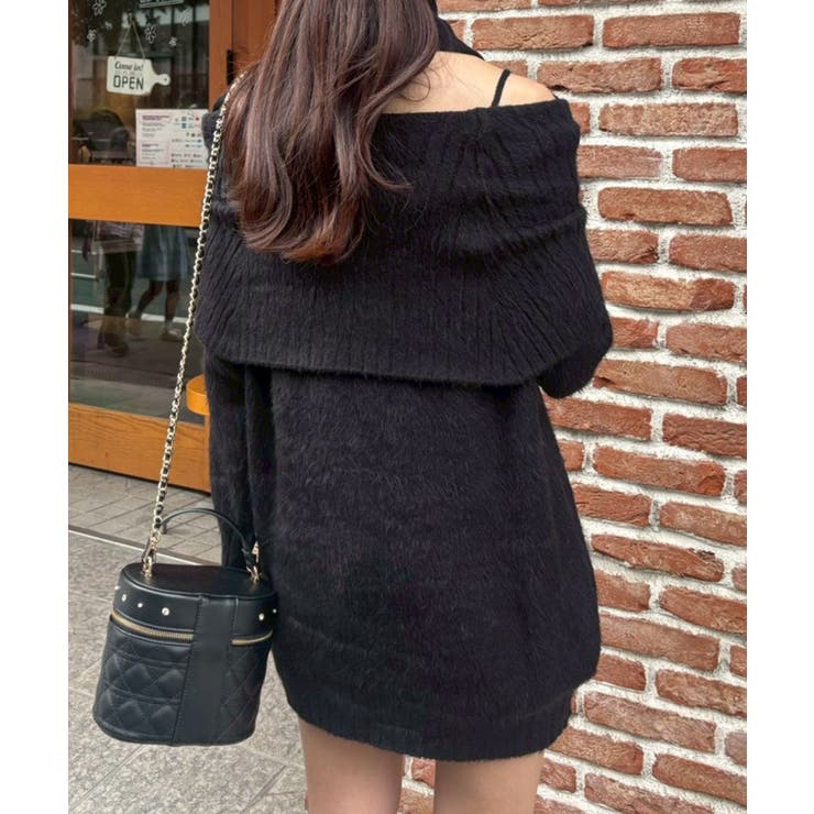 チョーカー付きオフショルミニワンピ | MAJESTIC LEGON  | 詳細画像28 