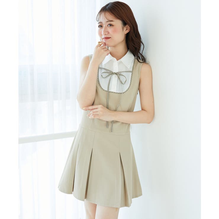 ドッキングノースリーブミニワンピース | MAJESTIC LEGON  | 詳細画像13