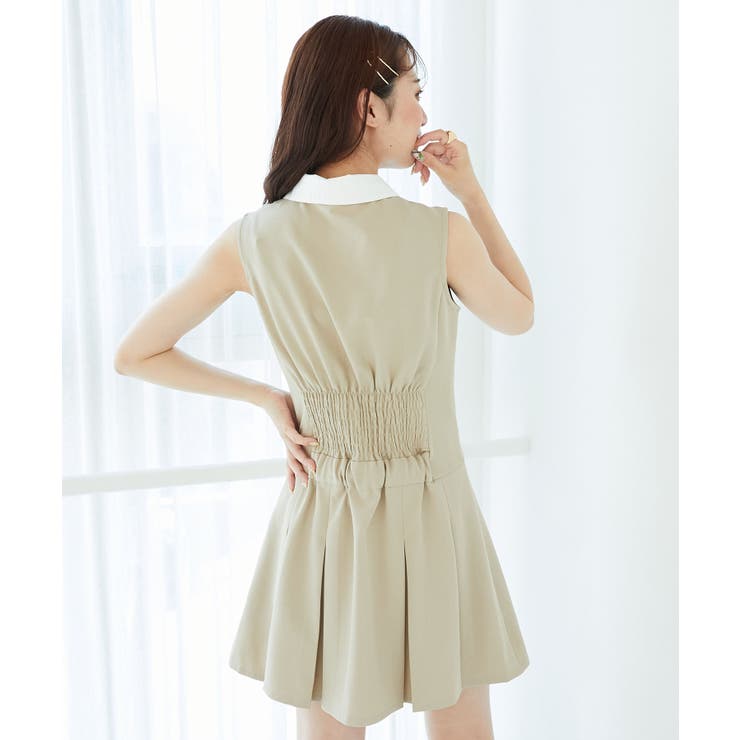 ドッキングノースリーブミニワンピース | MAJESTIC LEGON  | 詳細画像15