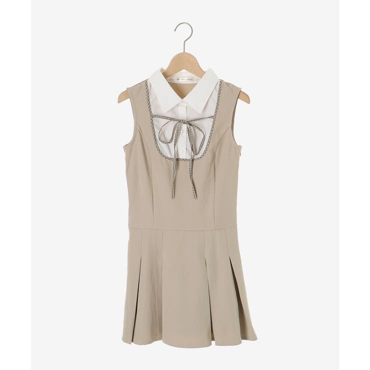 ドッキングノースリーブミニワンピース | MAJESTIC LEGON  | 詳細画像22