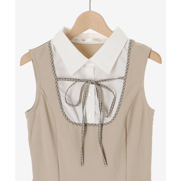 ドッキングノースリーブミニワンピース | MAJESTIC LEGON  | 詳細画像24