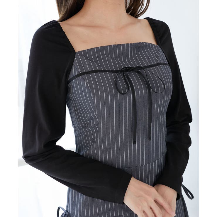 ドッキングプリーツミニワンピ | MAJESTIC LEGON  | 詳細画像23 