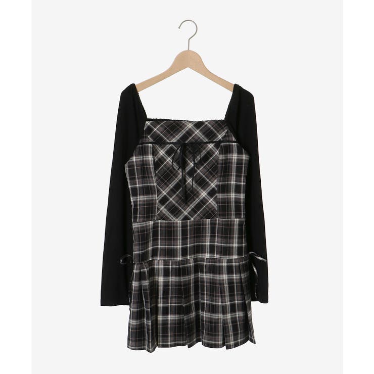 ドッキングプリーツミニワンピ | MAJESTIC LEGON  | 詳細画像33 