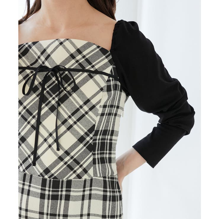 ドッキングプリーツミニワンピ | MAJESTIC LEGON  | 詳細画像9 