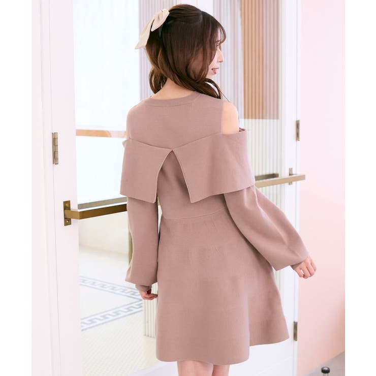 ビジューリボンニットミニワンピース | MAJESTIC LEGON  | 詳細画像11 