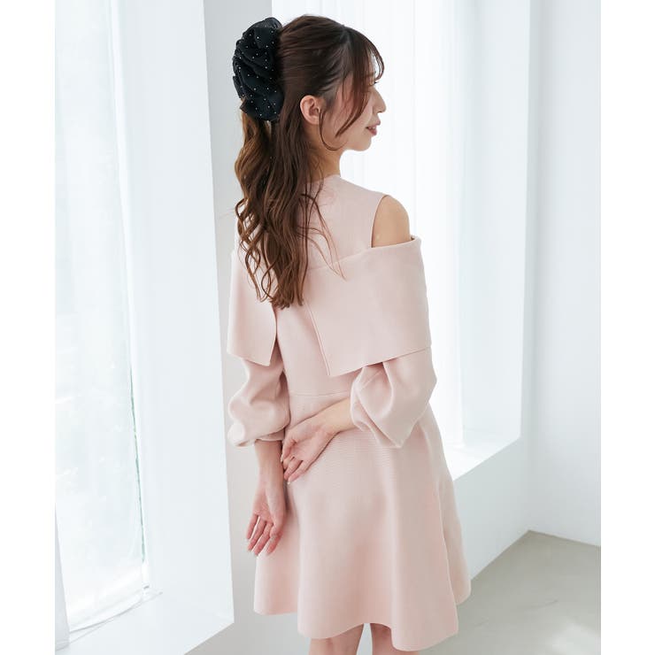 ビジューリボンニットミニワンピース | MAJESTIC LEGON  | 詳細画像33 