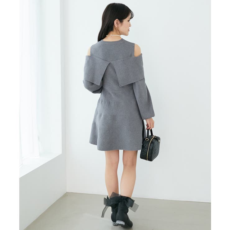 ビジューリボンニットミニワンピース | MAJESTIC LEGON  | 詳細画像39 