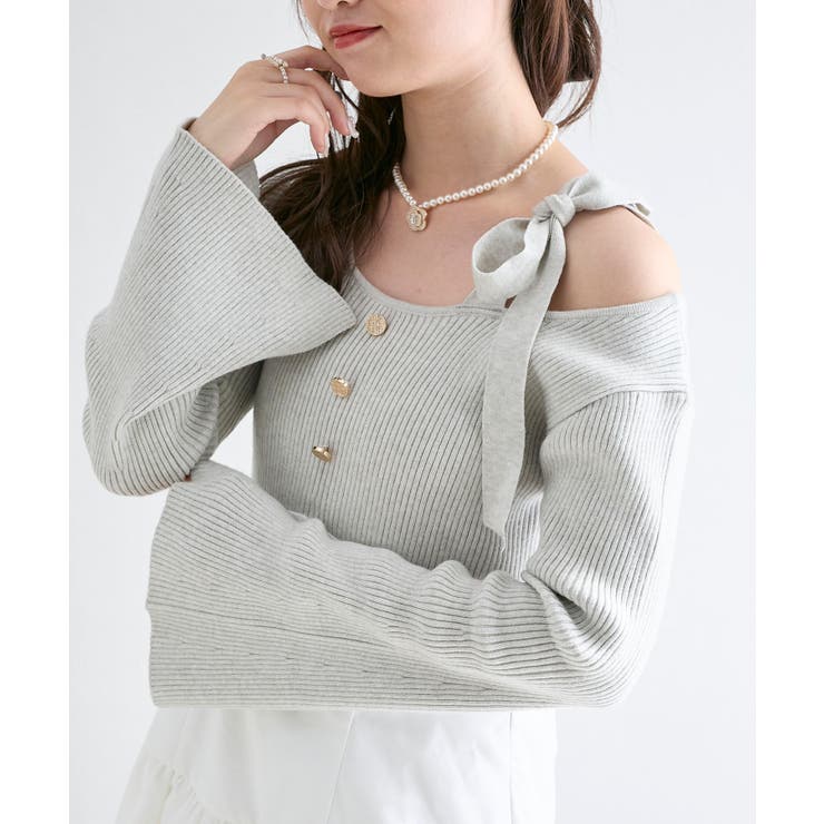 ショルダーリボンコルセットミニワンピ | MAJESTIC LEGON  | 詳細画像17 