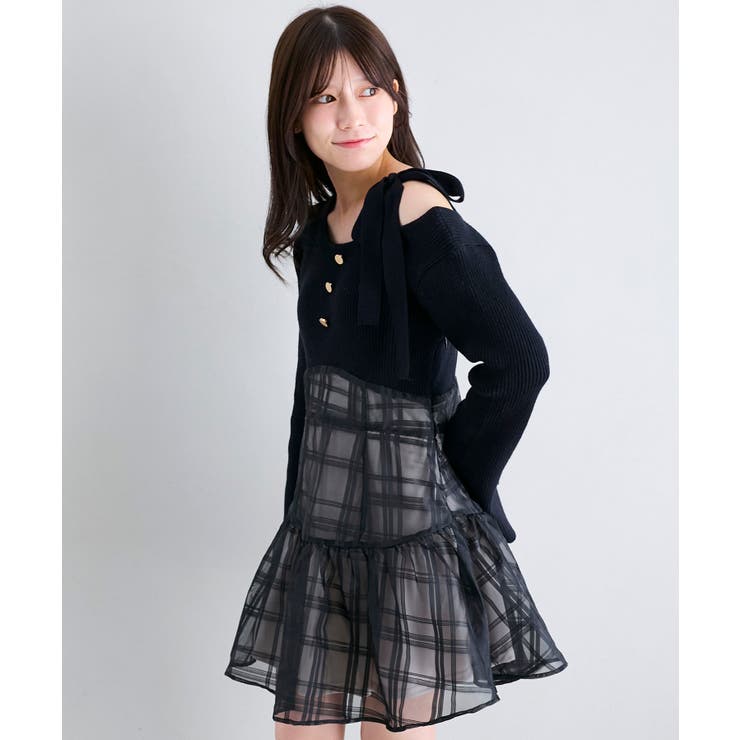 ショルダーリボンコルセットミニワンピ | MAJESTIC LEGON  | 詳細画像25 