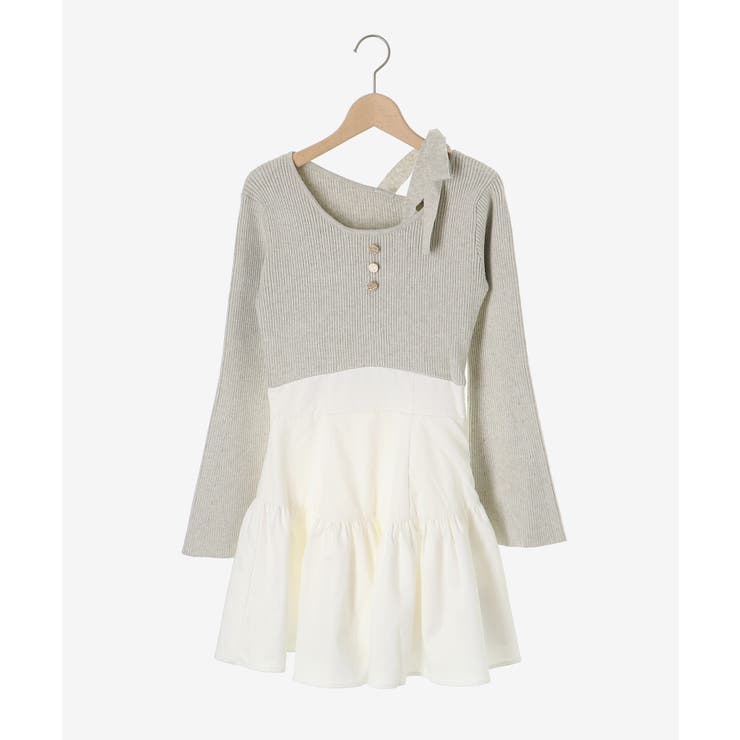 ショルダーリボンコルセットミニワンピ | MAJESTIC LEGON  | 詳細画像29 