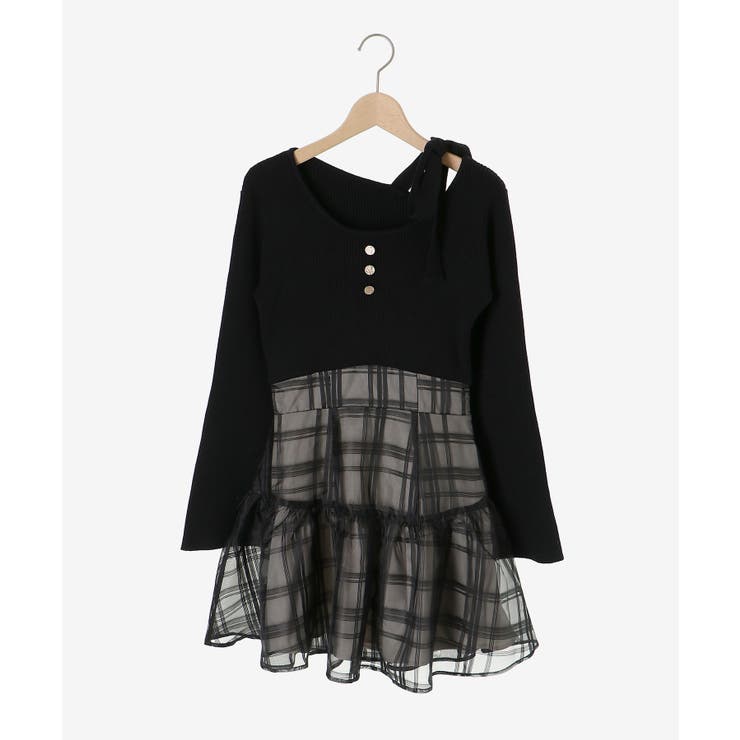 ショルダーリボンコルセットミニワンピ | MAJESTIC LEGON  | 詳細画像30 