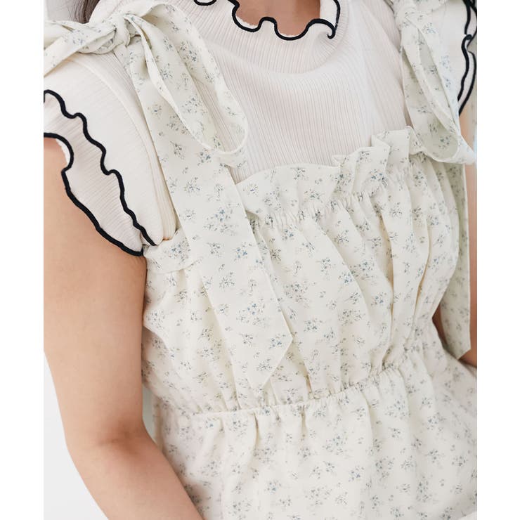 肩リボンキャミワンピース[品番：CTYW0004870]｜MAJESTIC LEGON