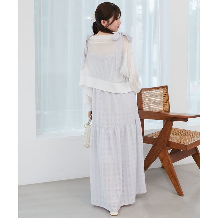 肩リボンキャミワンピース | MAJESTIC LEGON  | 詳細画像23 