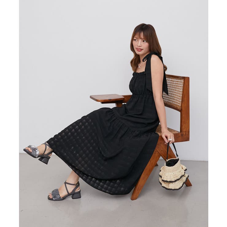 肩リボンキャミワンピース | MAJESTIC LEGON  | 詳細画像30 