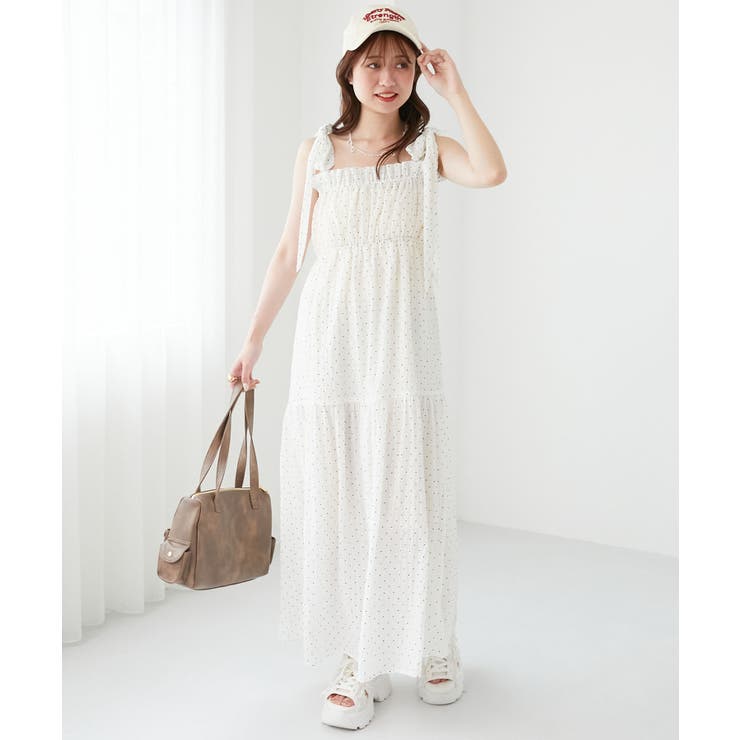 肩リボンキャミワンピース | MAJESTIC LEGON  | 詳細画像4 