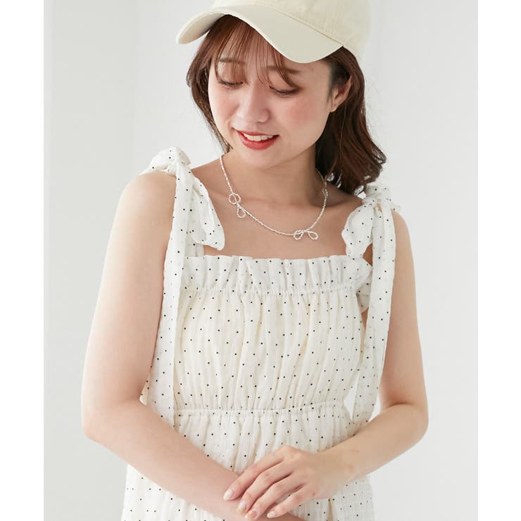 肩リボンキャミワンピース | MAJESTIC LEGON  | 詳細画像7 