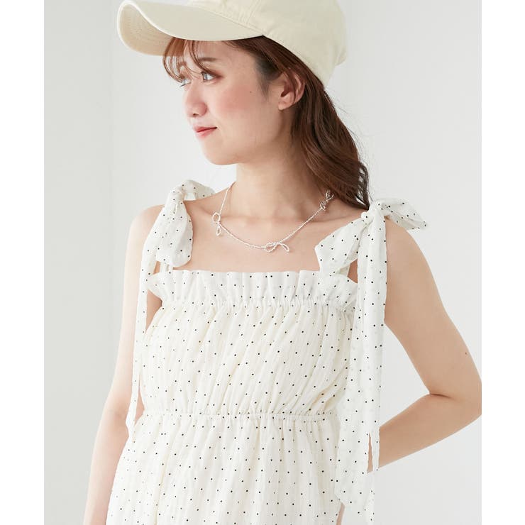 肩リボンキャミワンピース | MAJESTIC LEGON  | 詳細画像8 