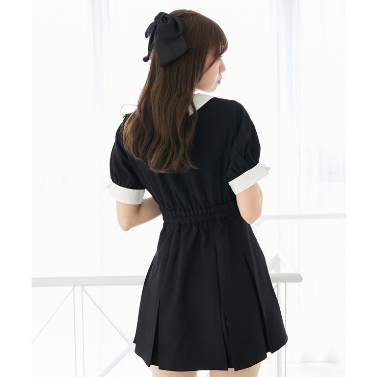 衿配色ミニワンピース | MAJESTIC LEGON  | 詳細画像7 