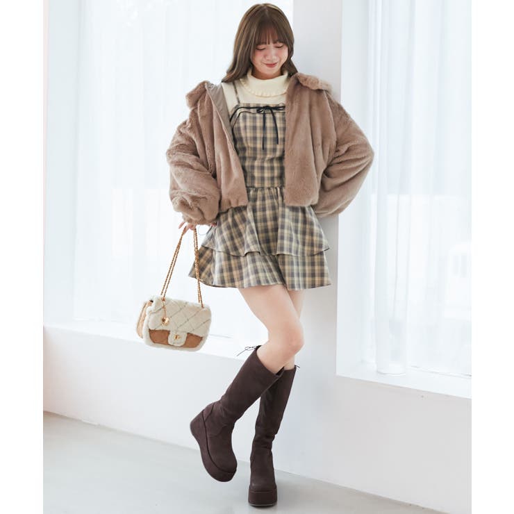 フードボレロ×ミニキャミワンピセット | MAJESTIC LEGON  | 詳細画像15 